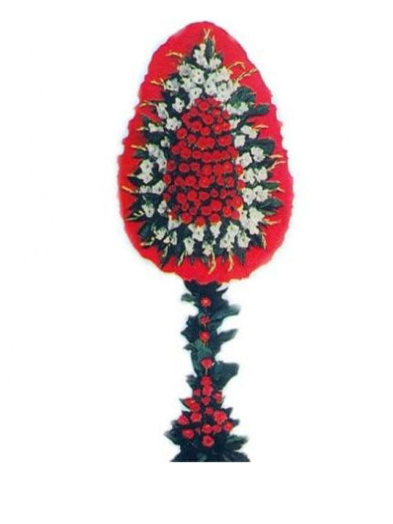 ayaklı-çelenk-kırmızı-beyaz